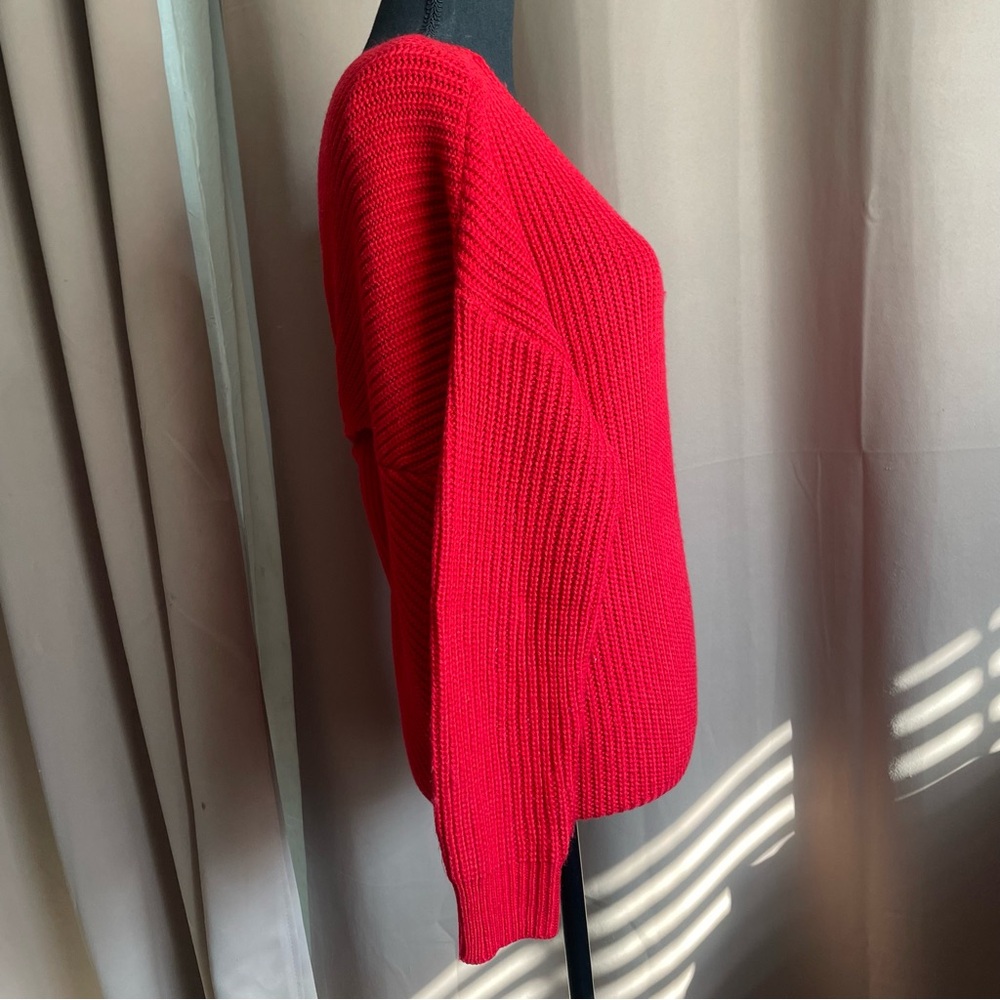 Majorelle Cross Twist Back Sweater Red XS - Picture 10 of 13
